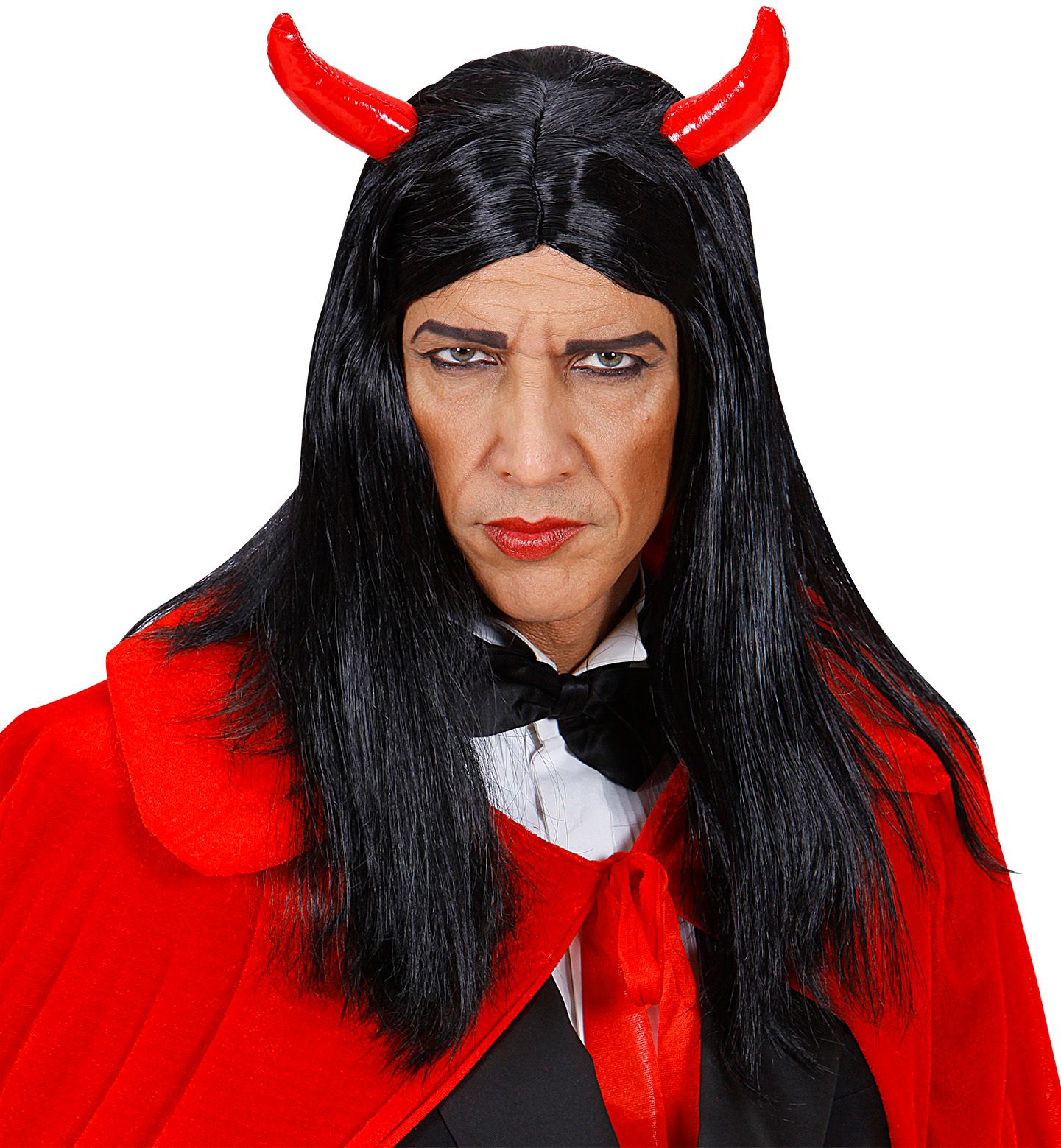 Zwarte Duivel Pruik