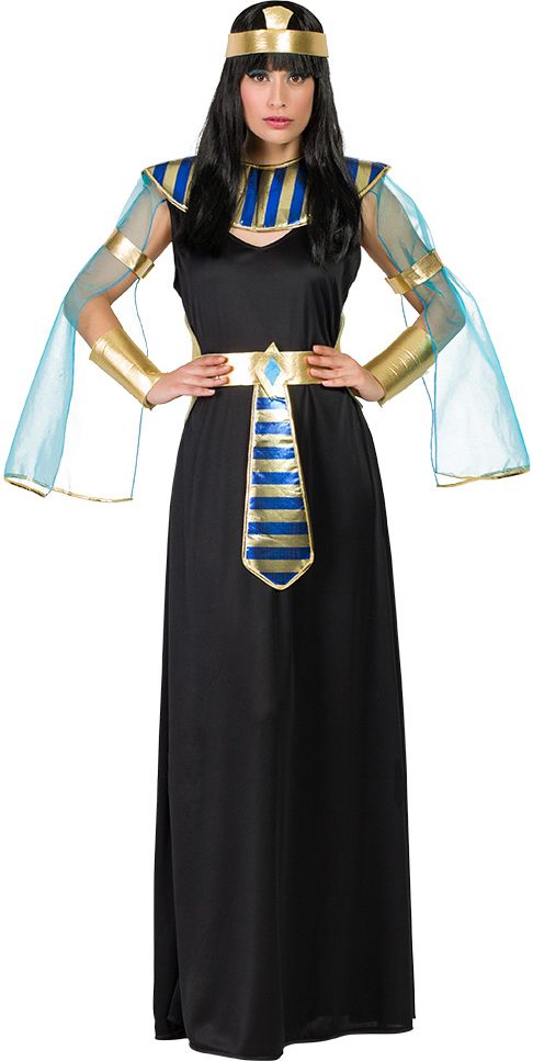 Zwarte Egyptische Cleopatra Outfit