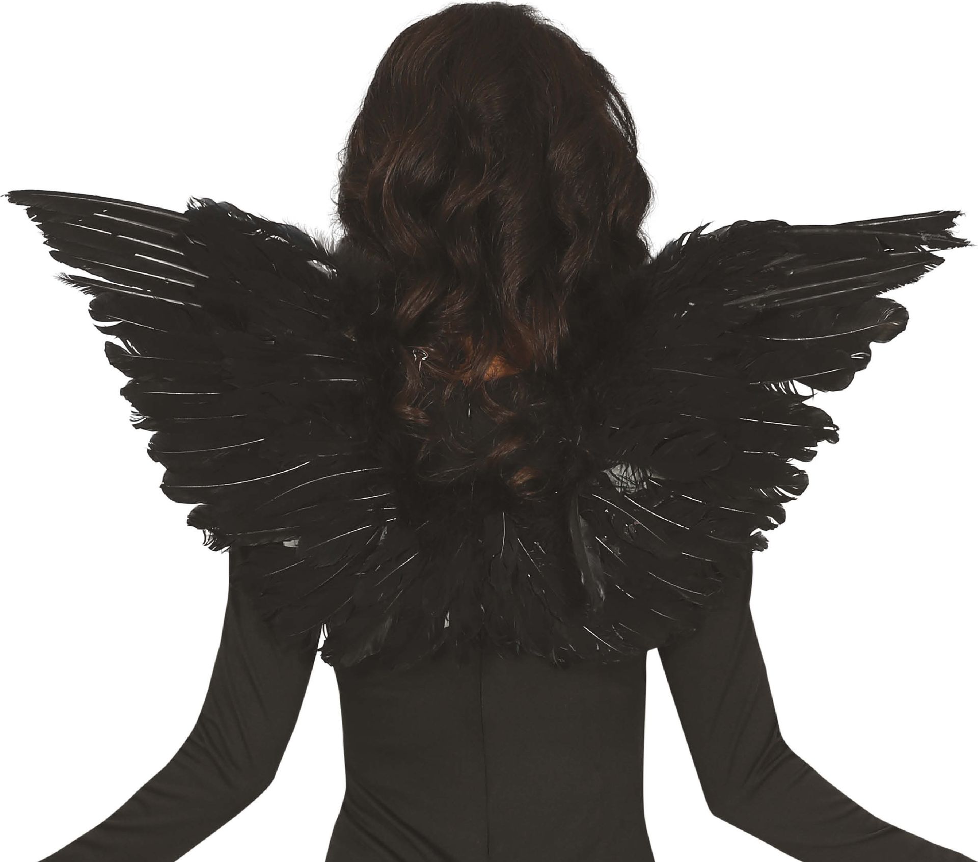Zwarte Engel Vleugels met Veren