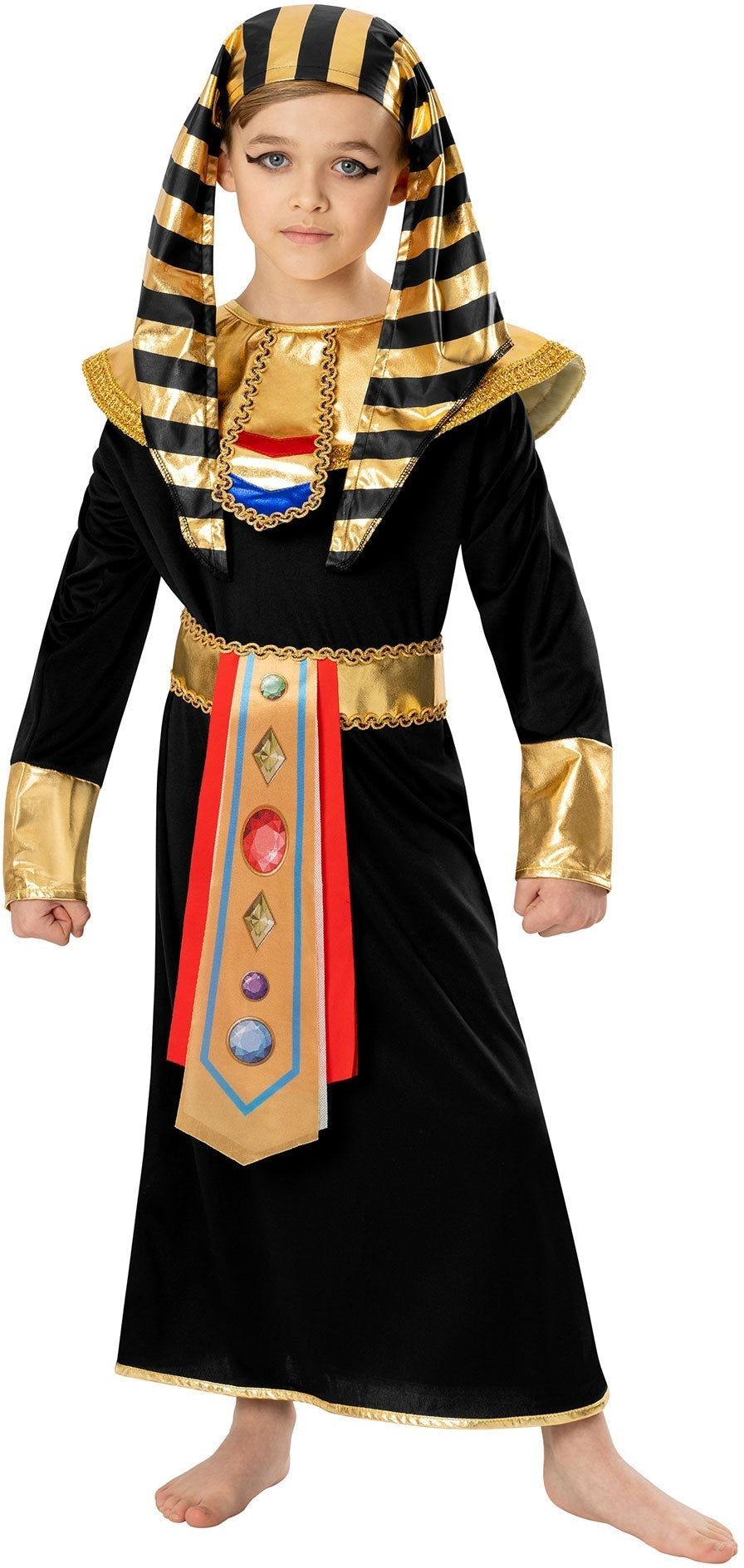 Zwarte Farao Kostuum Jongens