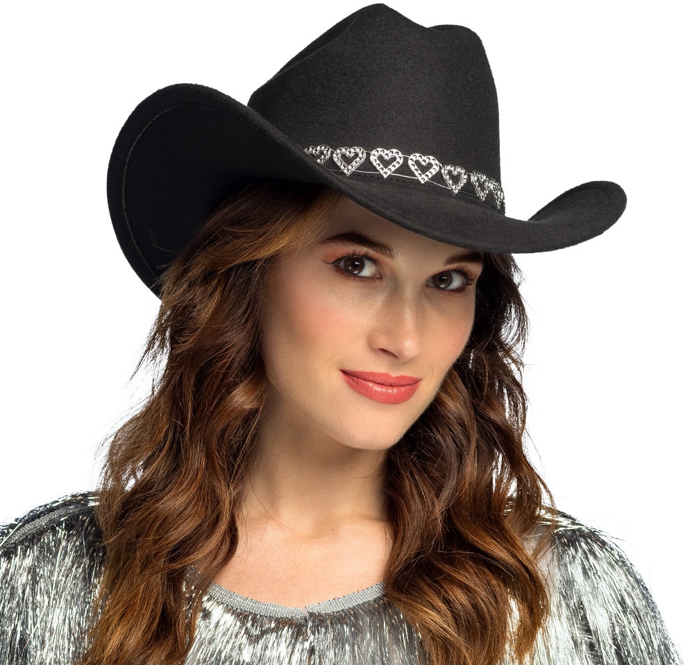 Zwarte Festival Cowboyhoed Dames