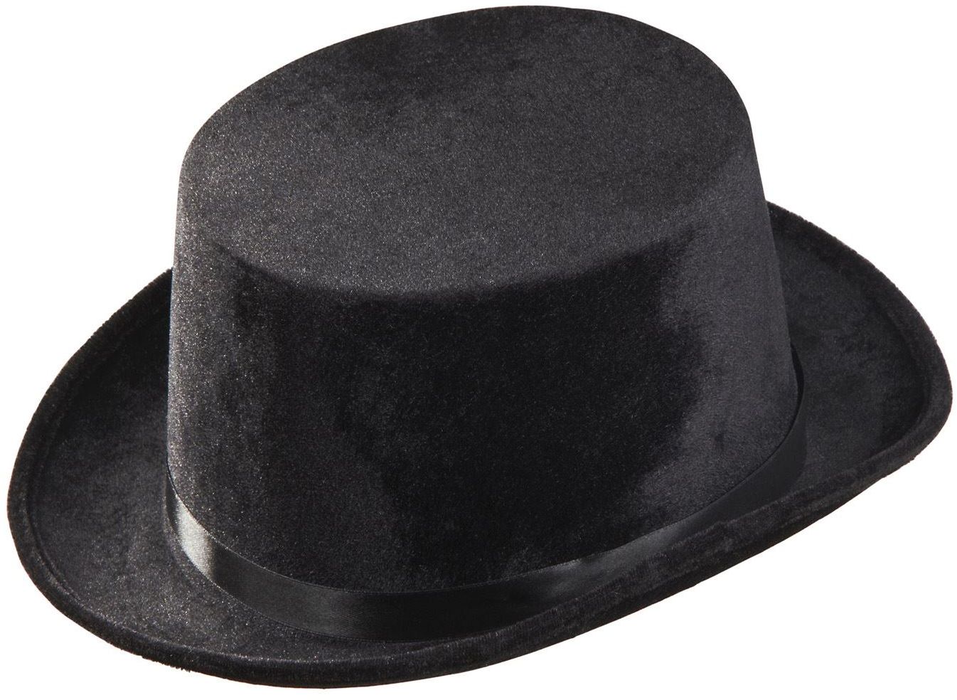 Zwarte Fluwelen Hoge Hoed
