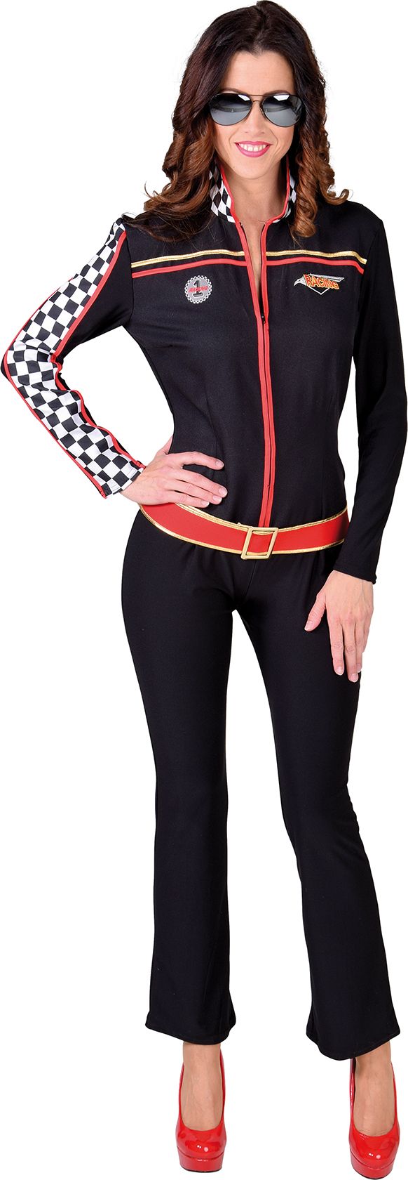 Zwarte Formule 1 Overall Dames