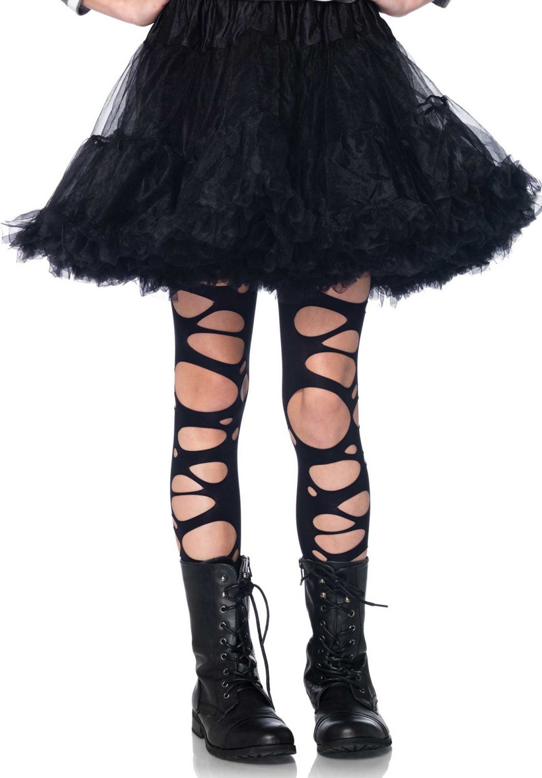 Zwarte Gescheurde Panty's