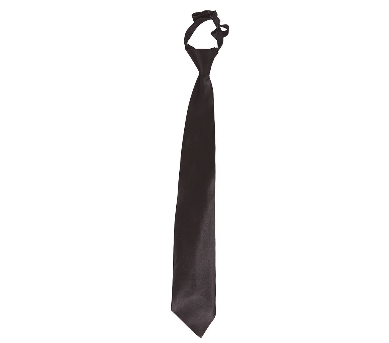 Zwarte glanzende stropdas