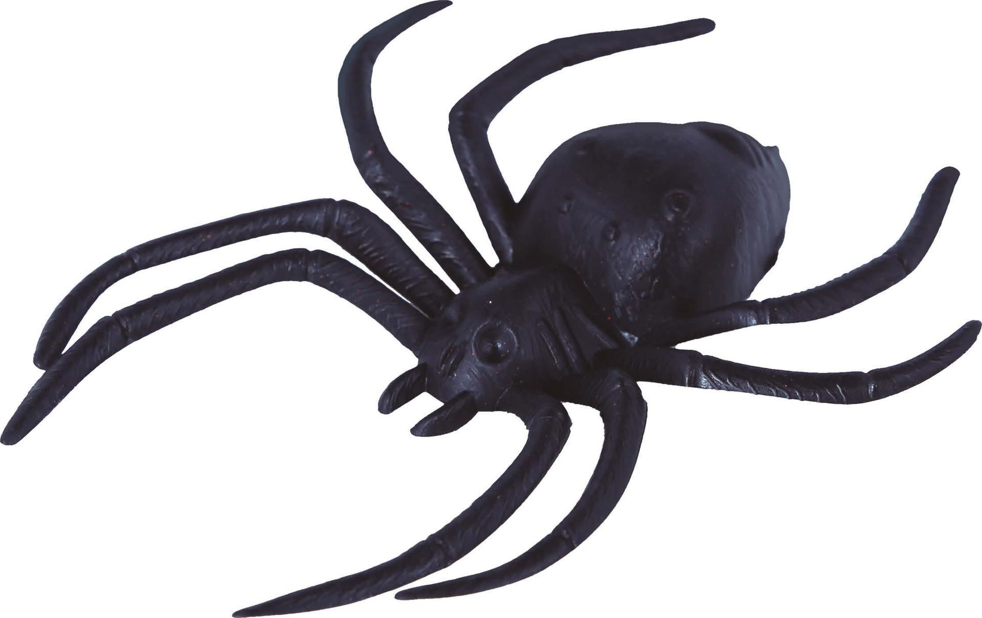 Zwarte Glitter Spinnen set Van 2