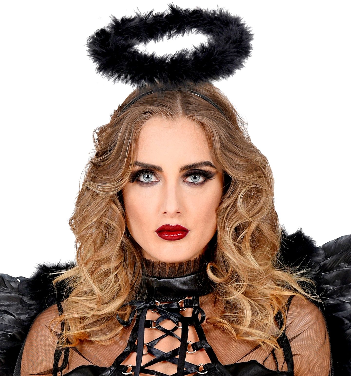 Zwarte Haarband met Aura