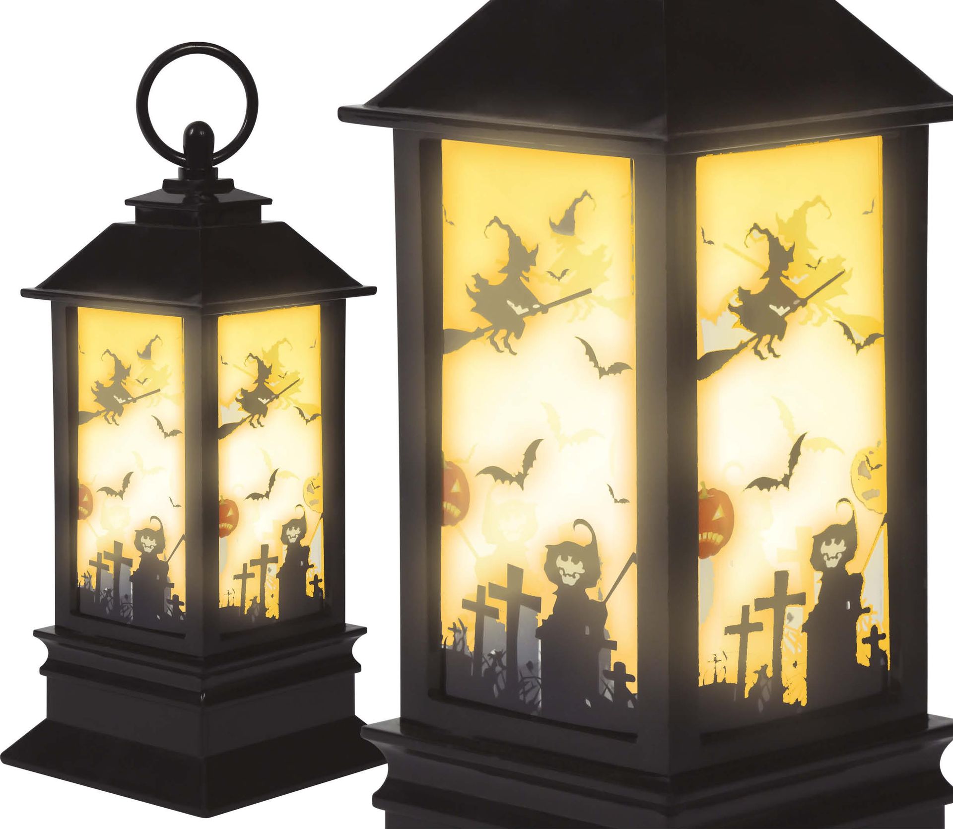 Zwarte Halloween Lantaarn