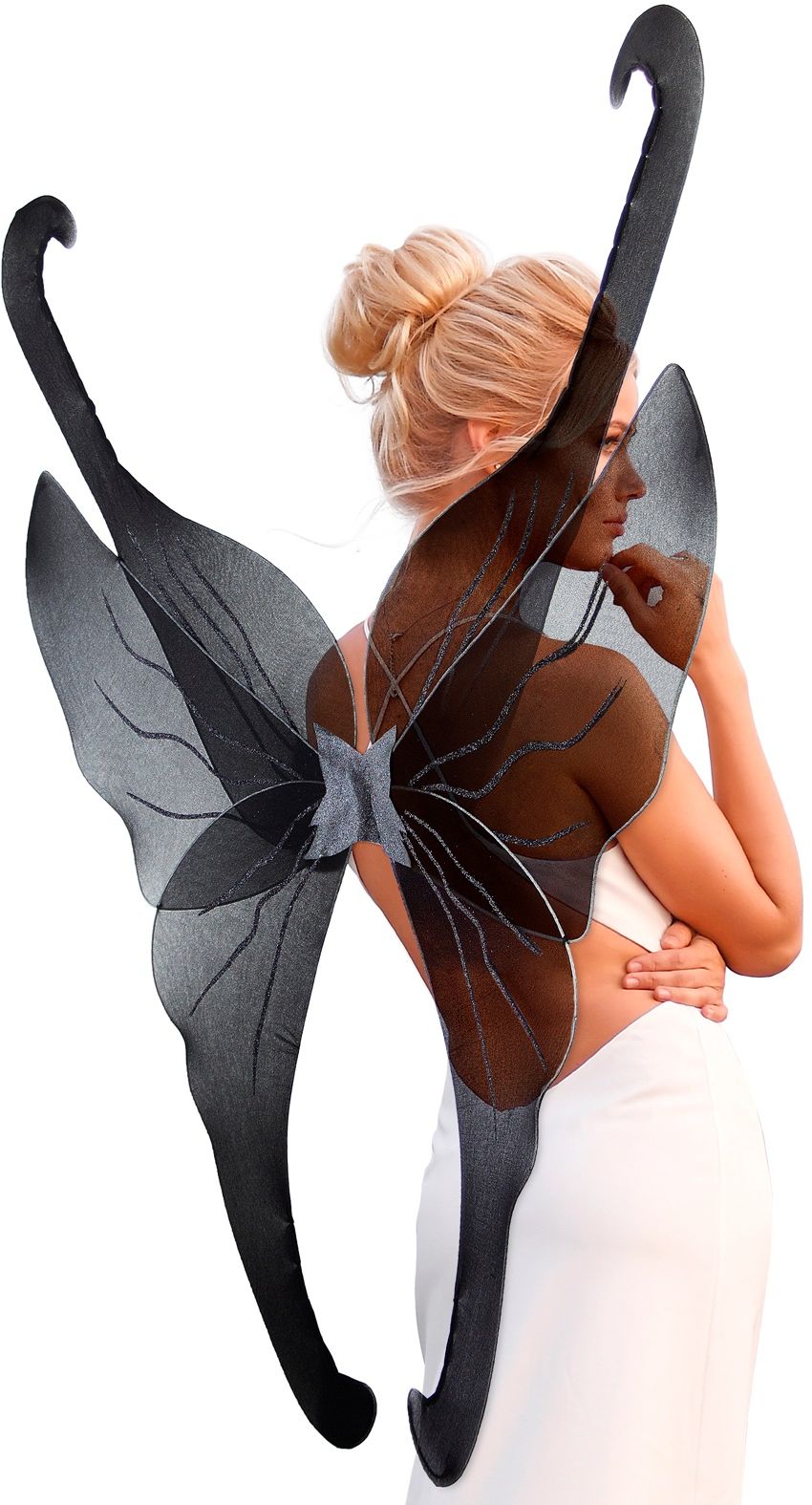 Zwarte Halloween Vleugels