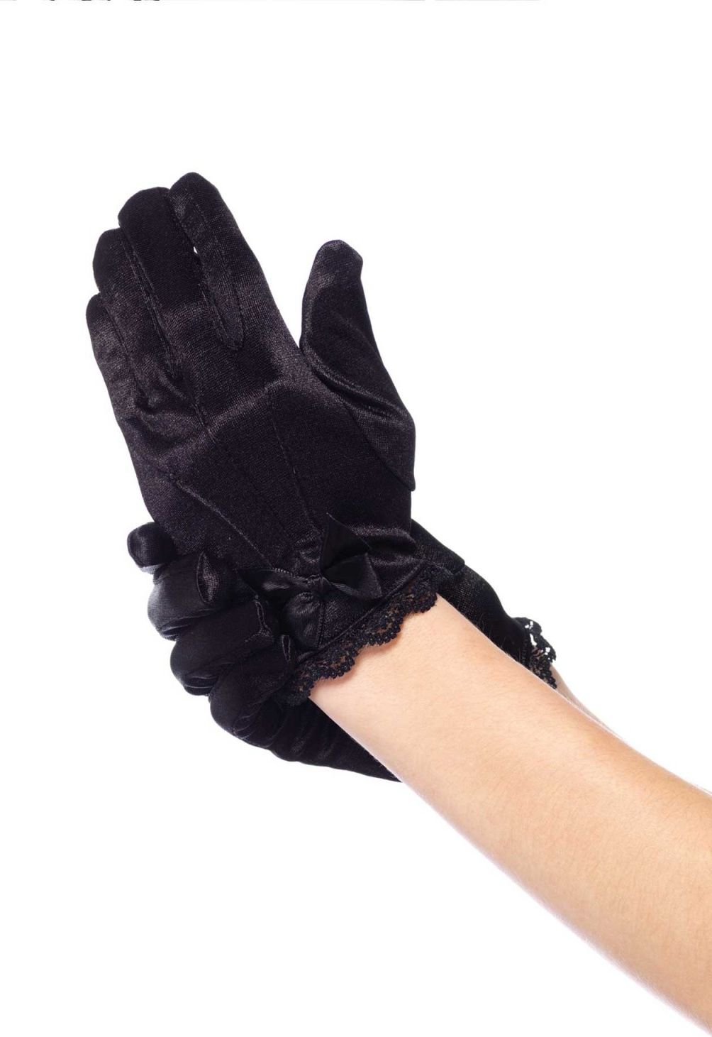 Zwarte handschoenen kind
