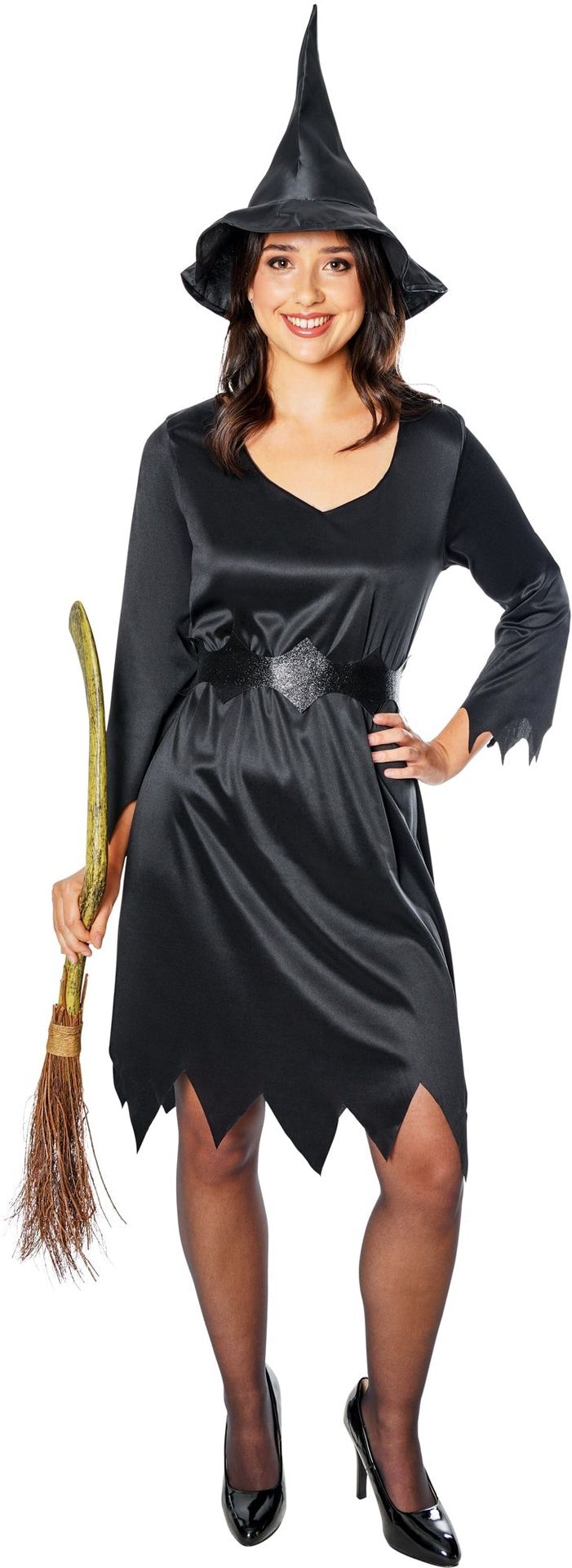 Zwarte Heks Kostuum Dames
