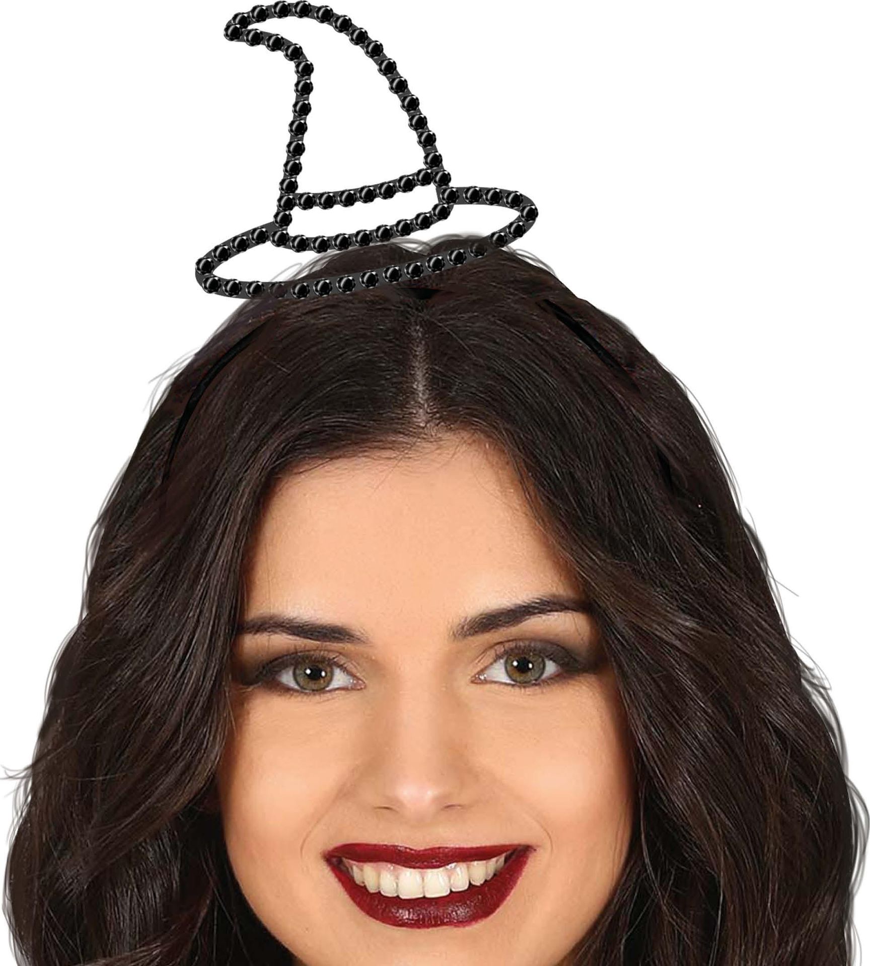 Zwarte Heksen Hoed Haarband