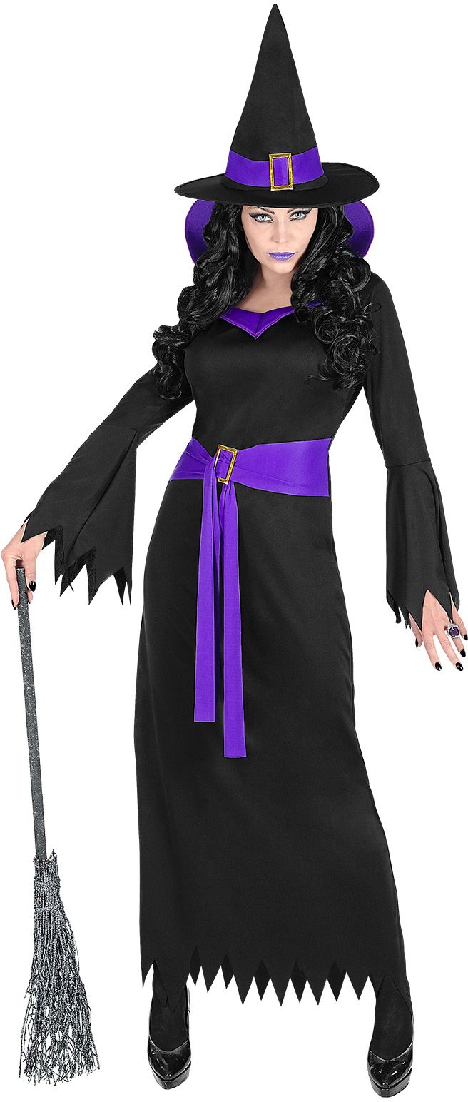 Zwarte Heksen Jurk Dames