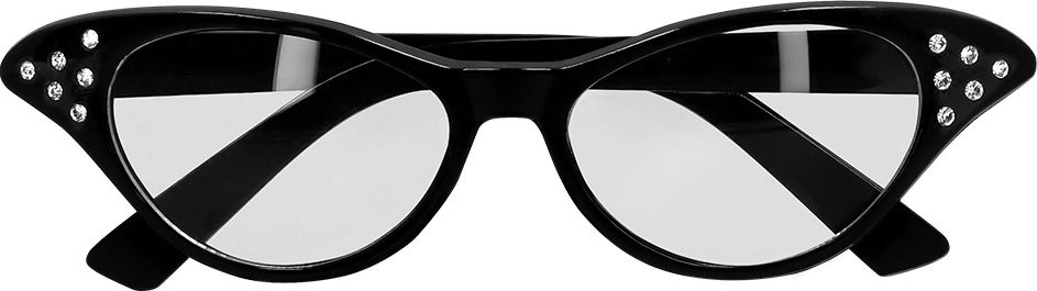 Zwarte Jaren 50 Feestbril