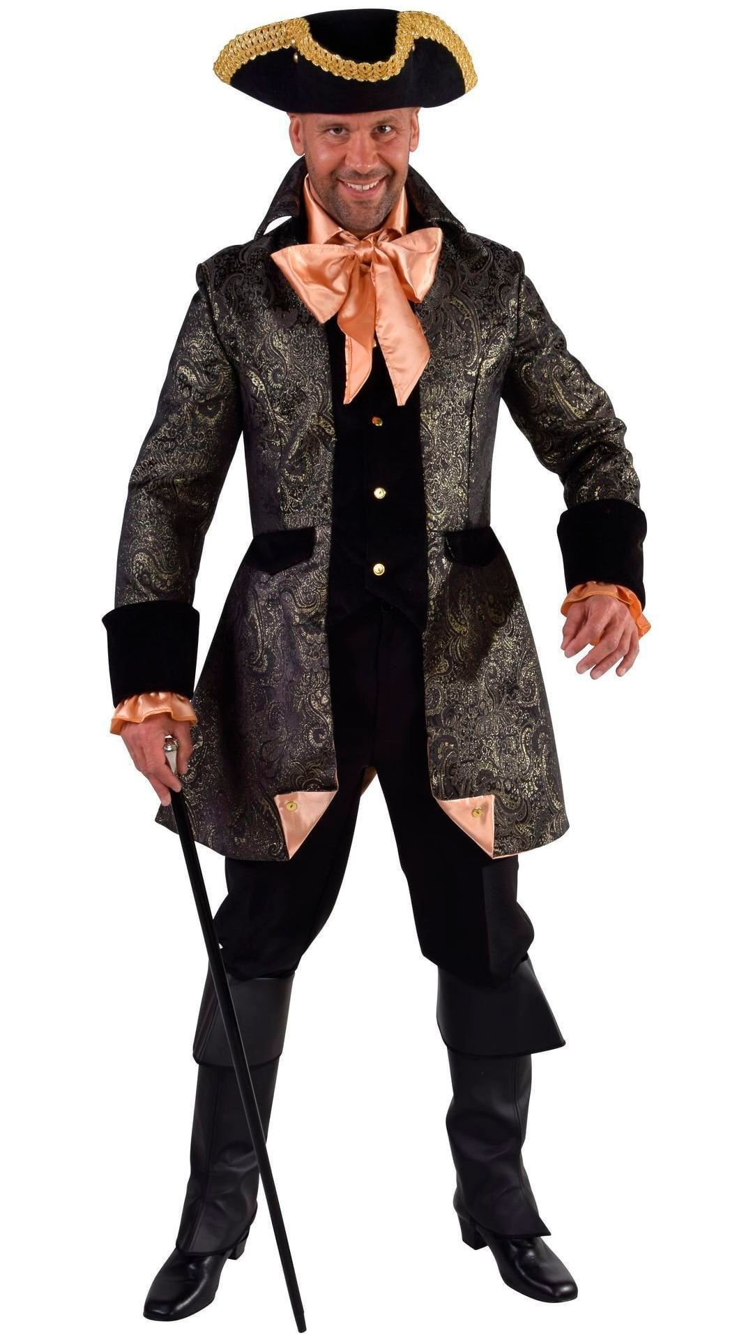 Zwarte Jas Markies Man