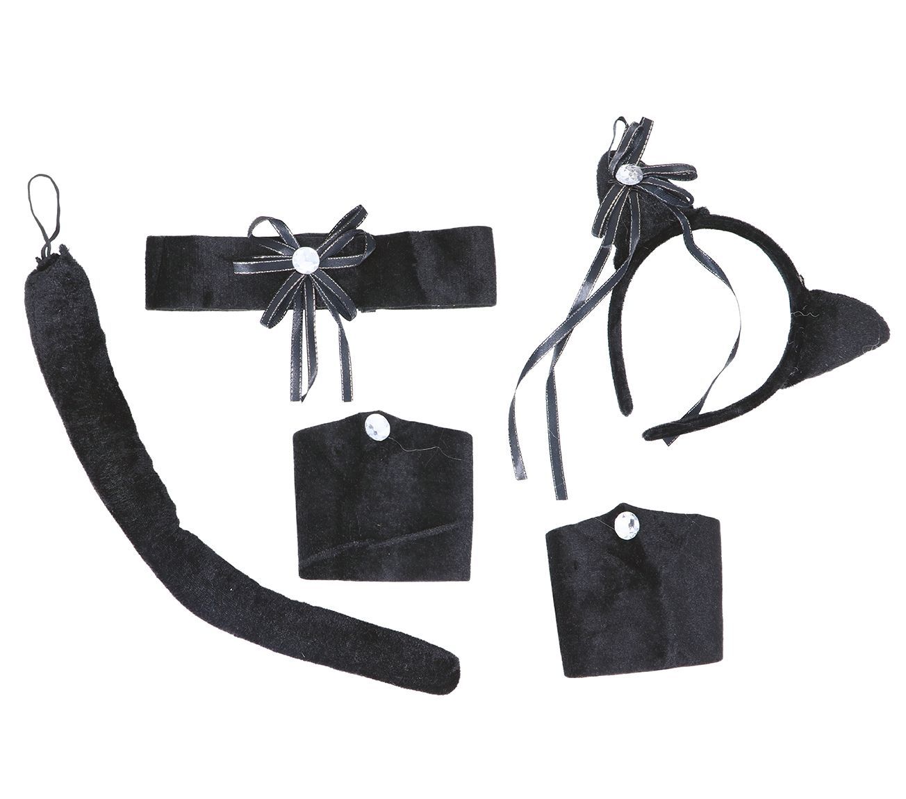 Zwarte Kat Accessoire Set
