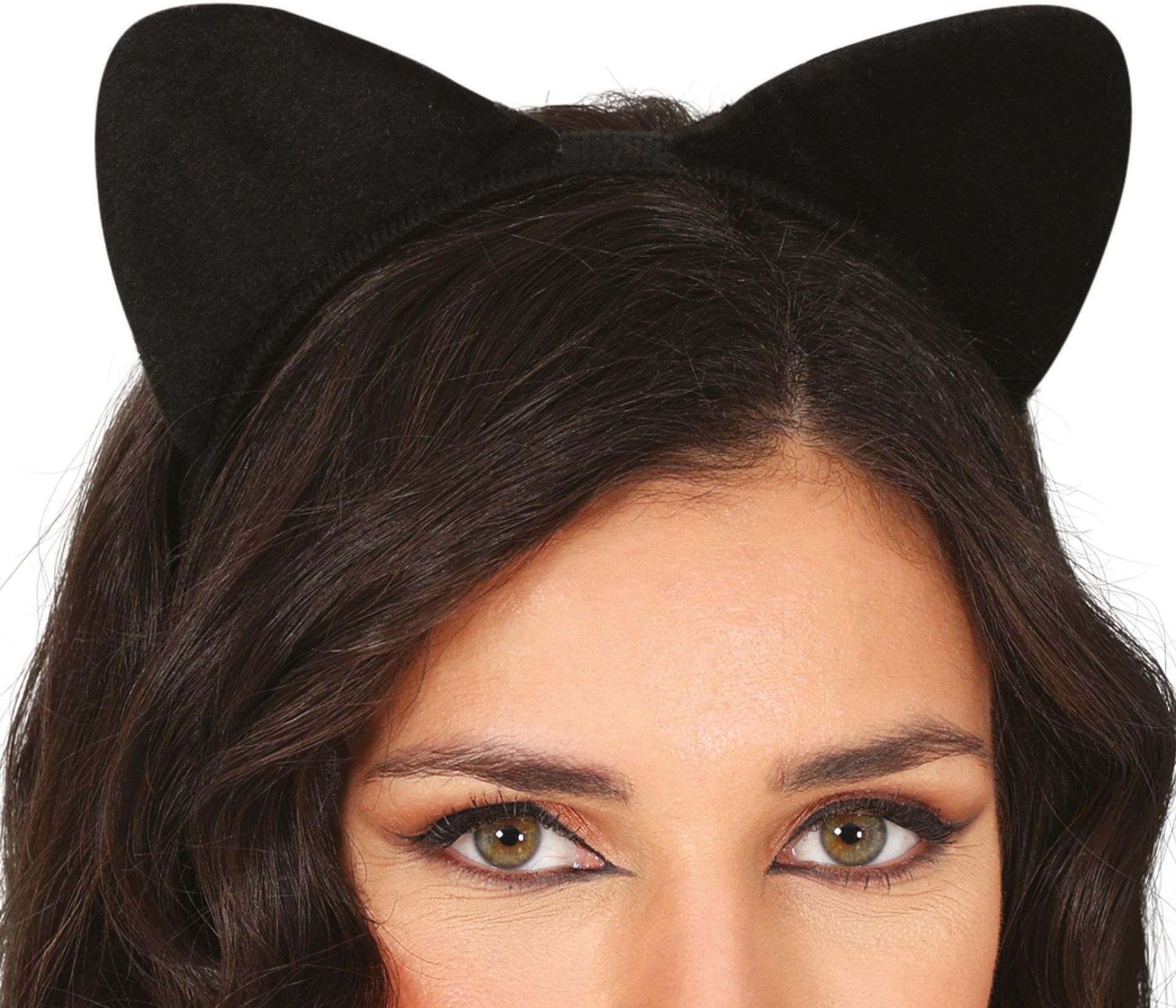 Zwarte Kattenoren Haarband Dames