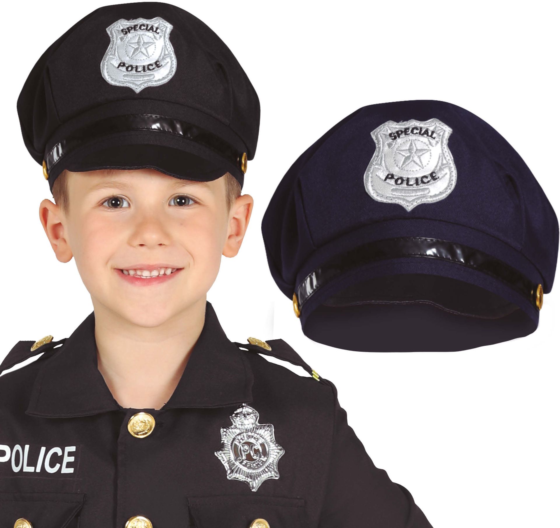 Zwarte Kinderpolitiepet