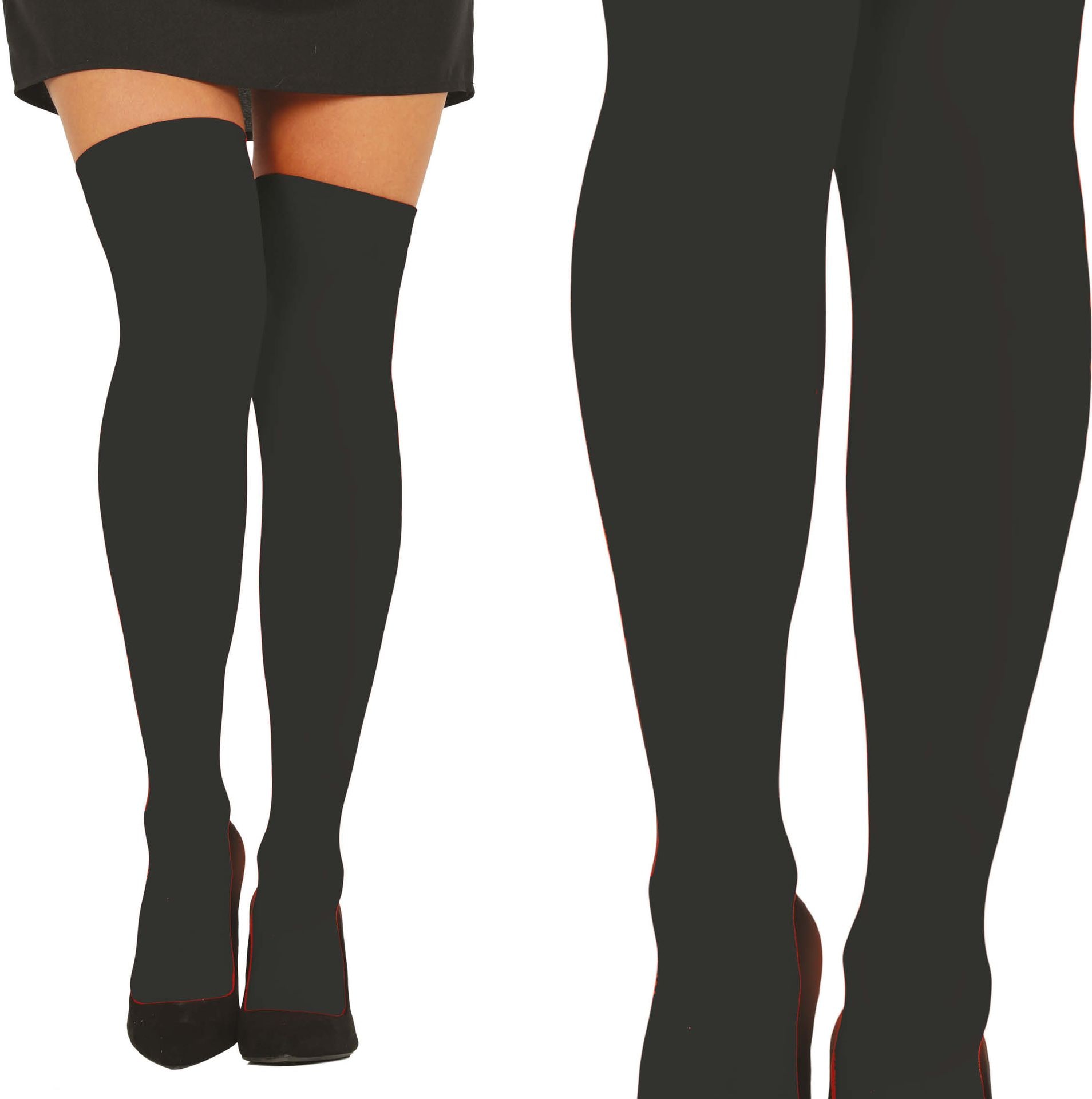 Zwarte Kniekousen Dames