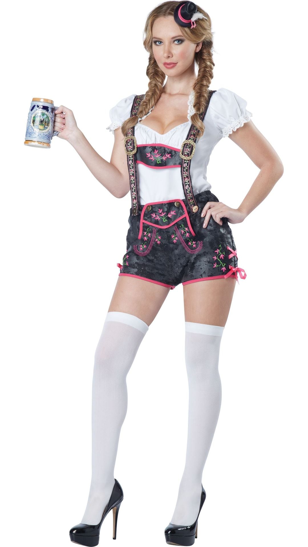 Zwarte Lederhosen Dames