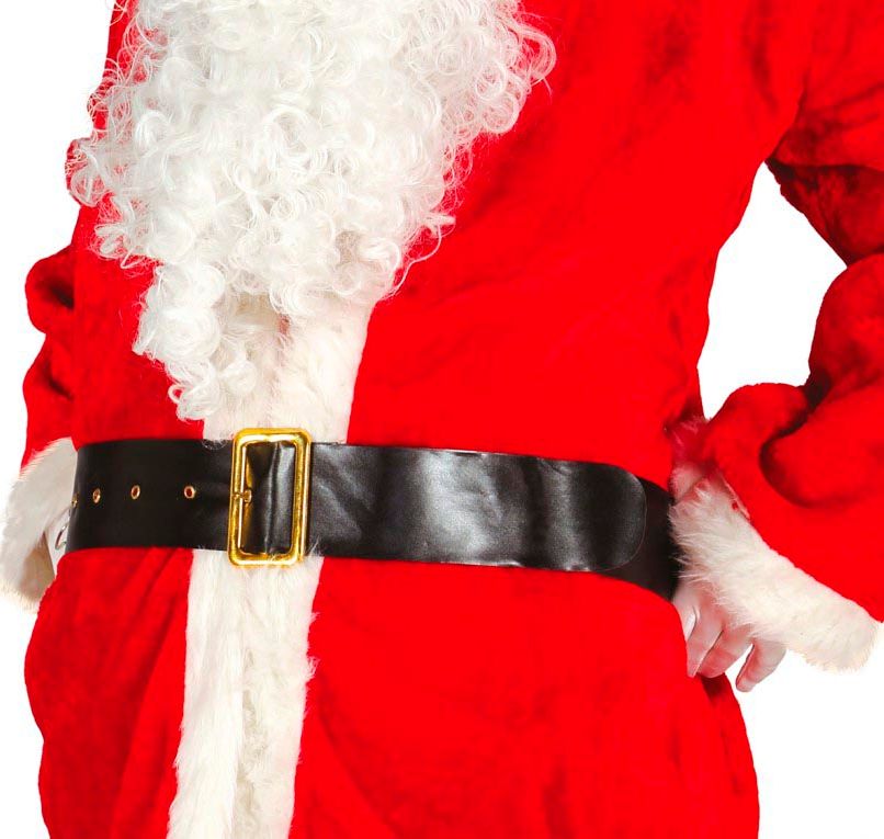 Zwarte Lederlook Budget Riem