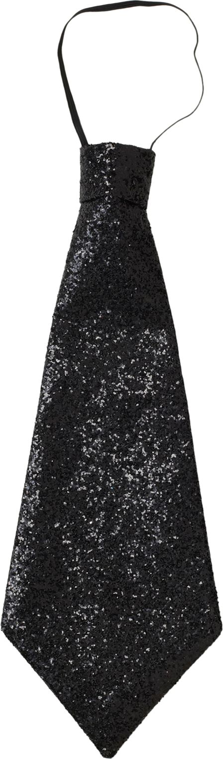 Zwarte Lurex Stropdas