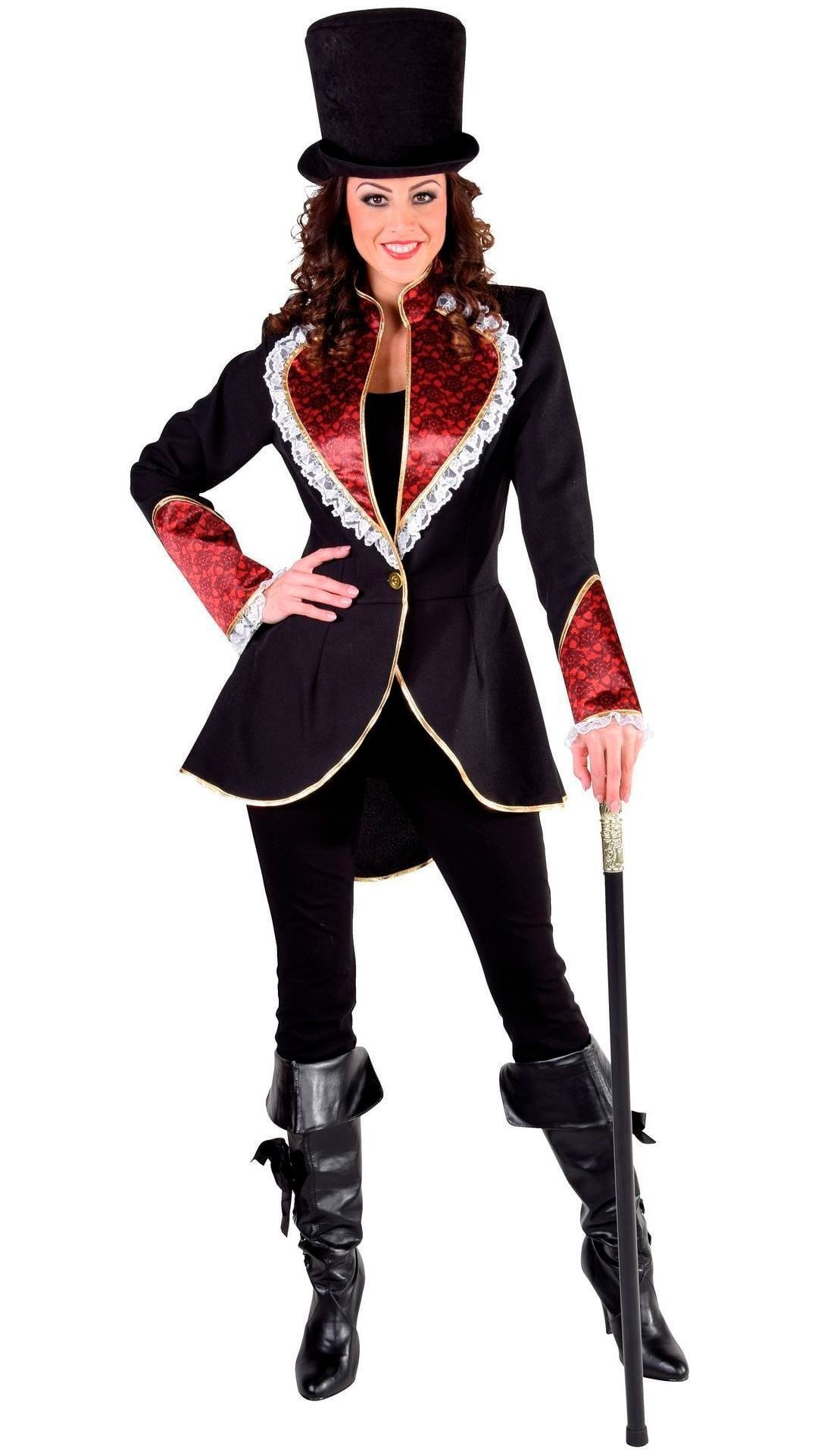 Zwarte Luxe Jas Dames