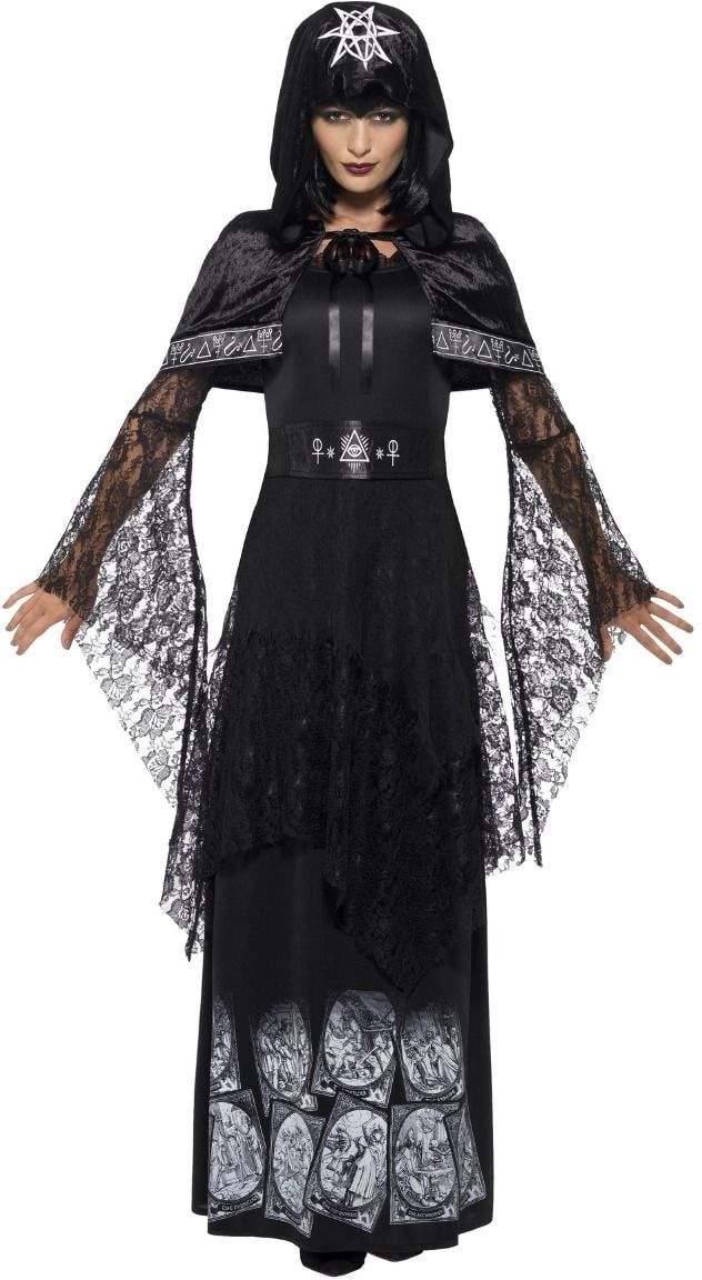 Zwarte Magische Heks Outfit