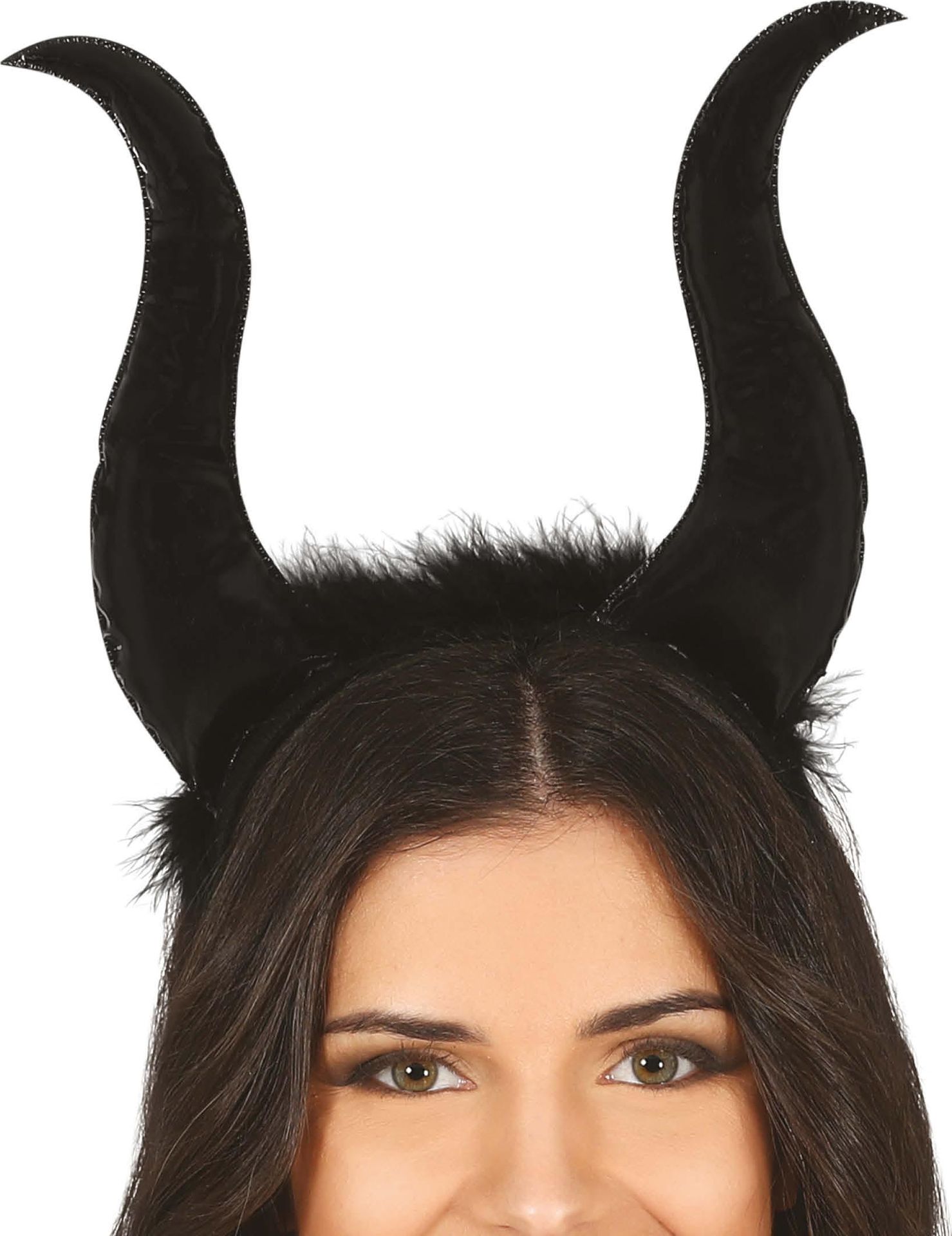 Zwarte Maleficent Hoorntjes Haarband