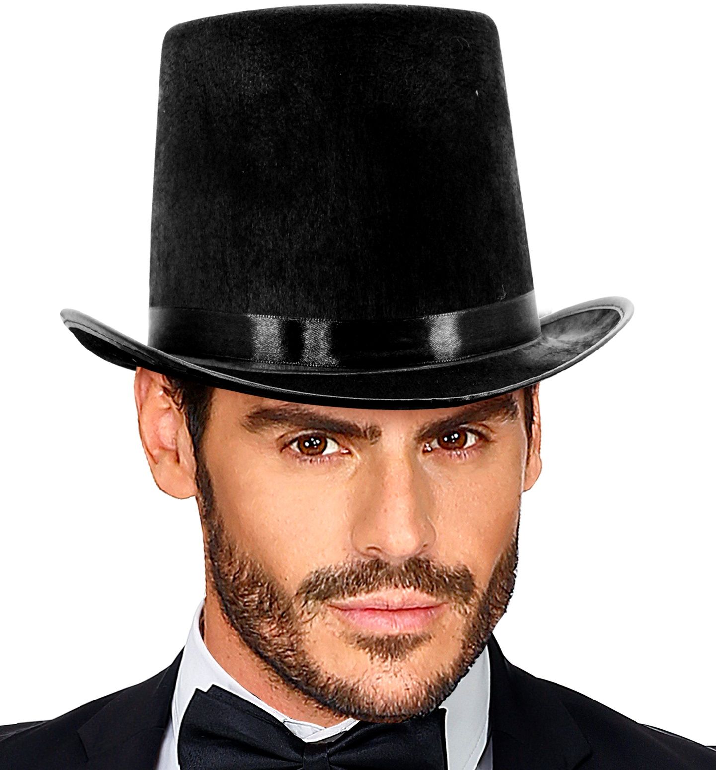 Zwarte Maxi Hoge Hoed