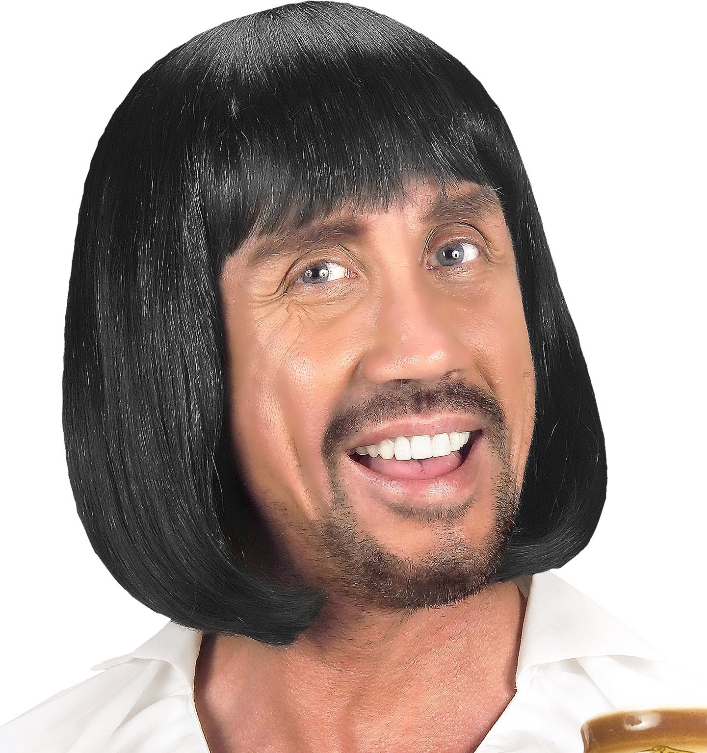 Zwarte Middeleeuwen Pruik