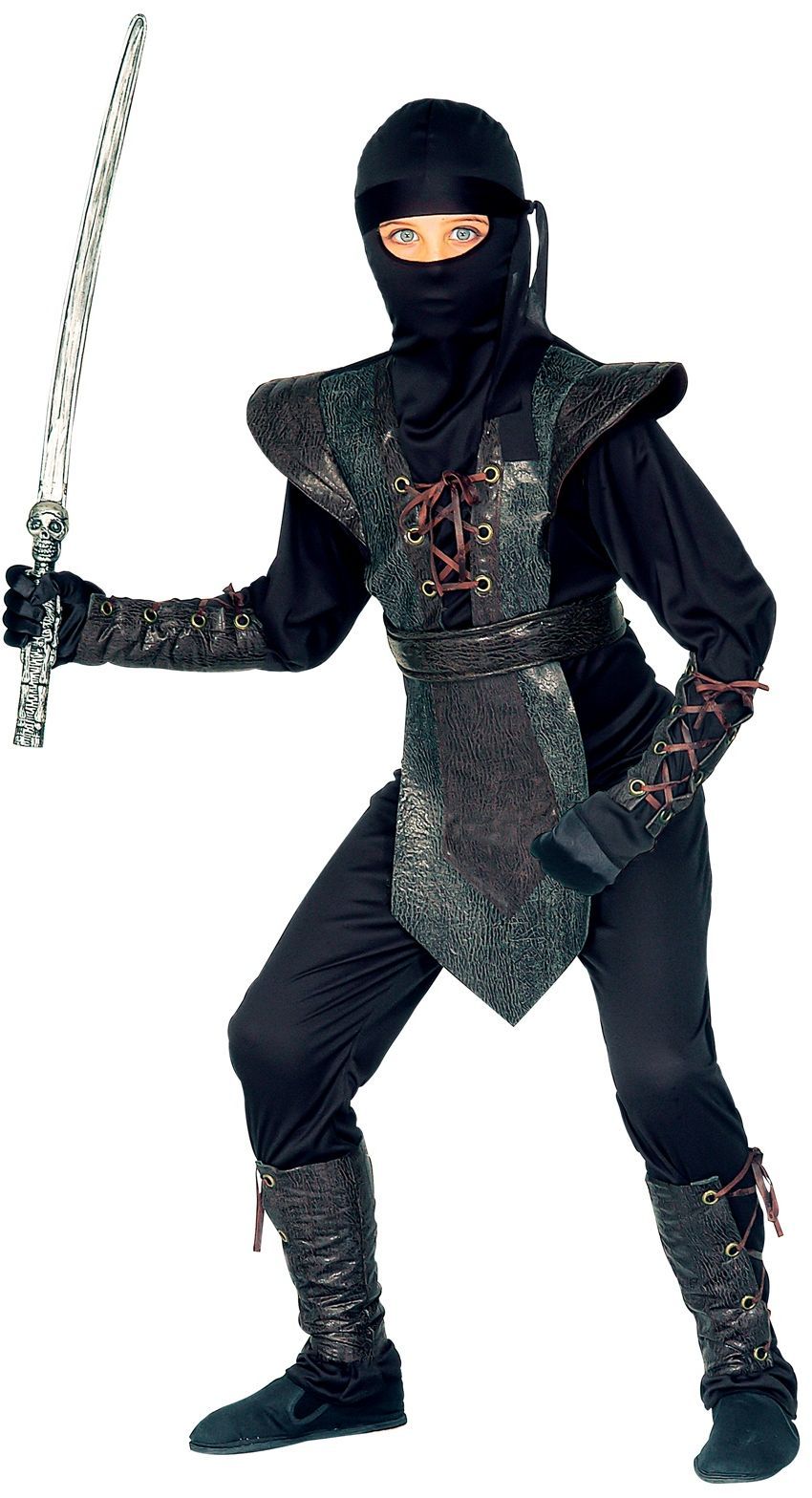 Zwarte Ninja Kostuum