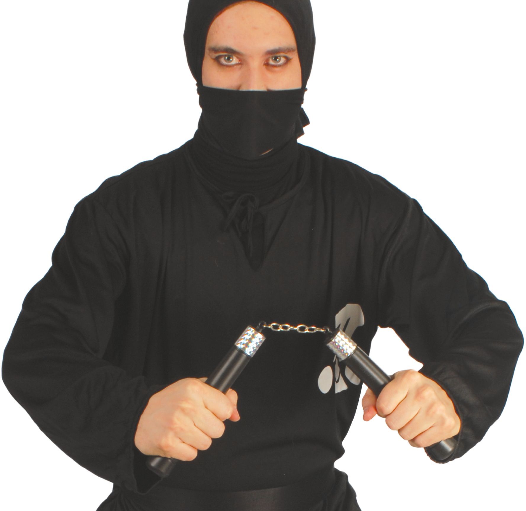 Zwarte ninja nunchuks