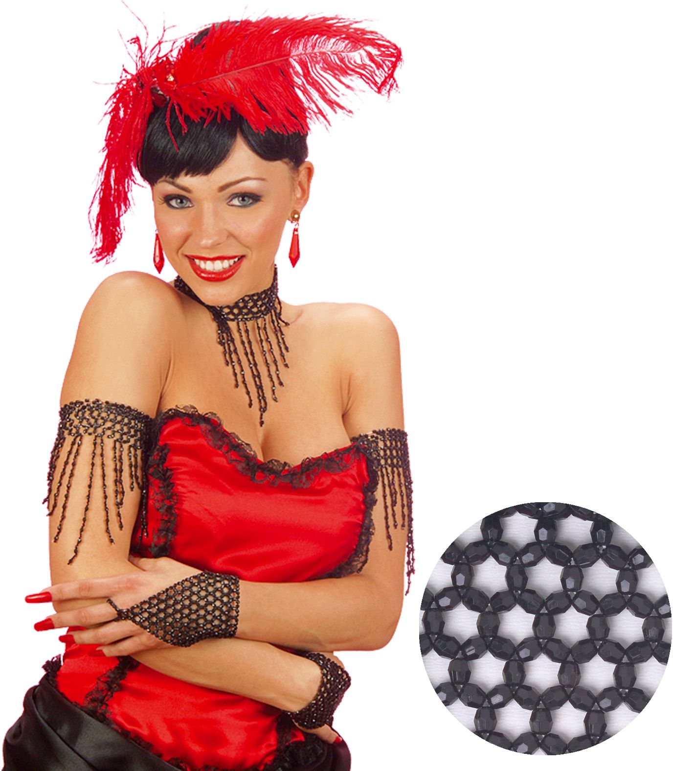 Zwarte Pareltjes Armband