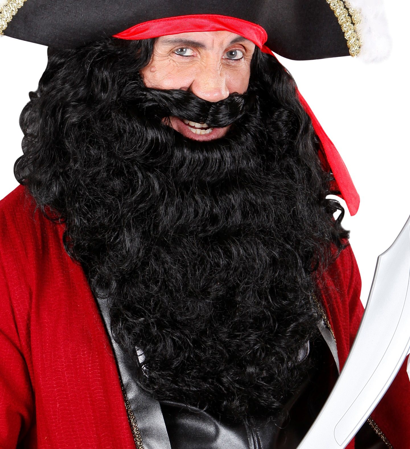 Zwarte piraten baard