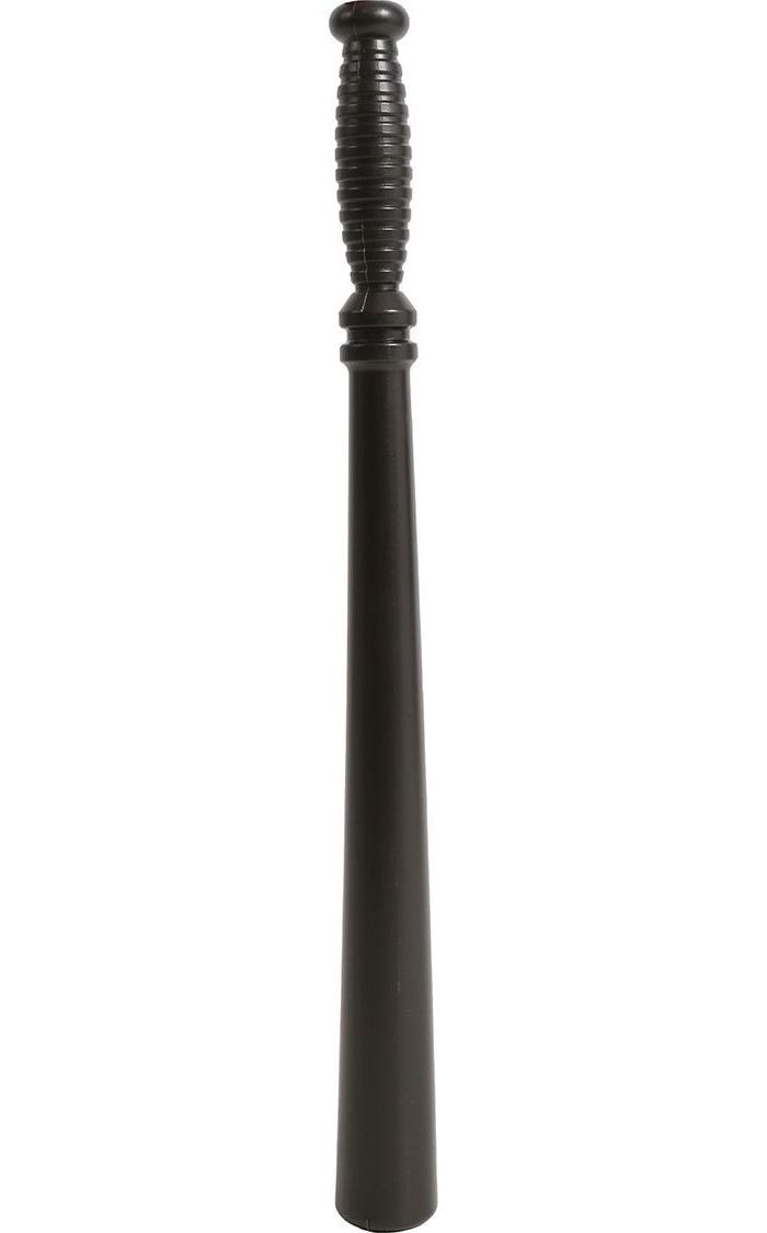 Zwarte Politie Gummi Knuppel