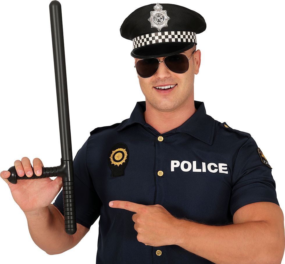 Zwarte Politie Wapenstok