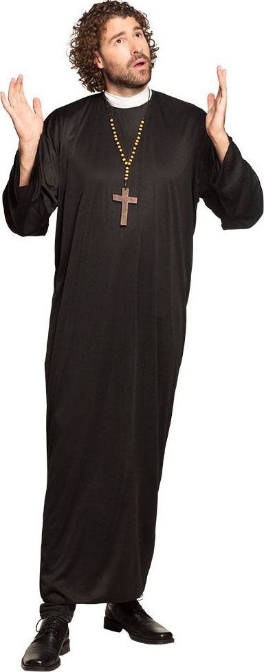 Zwarte Priester Gewaad Heren