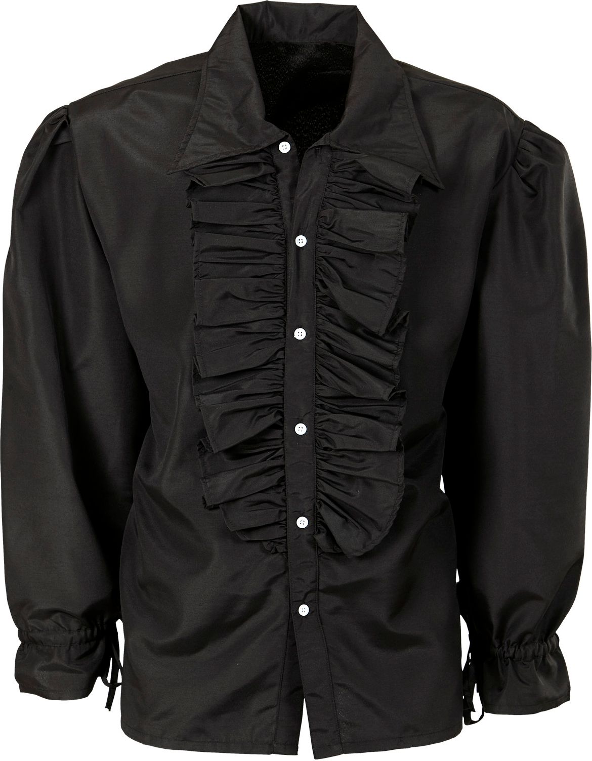 Zwarte Ruches Blouse