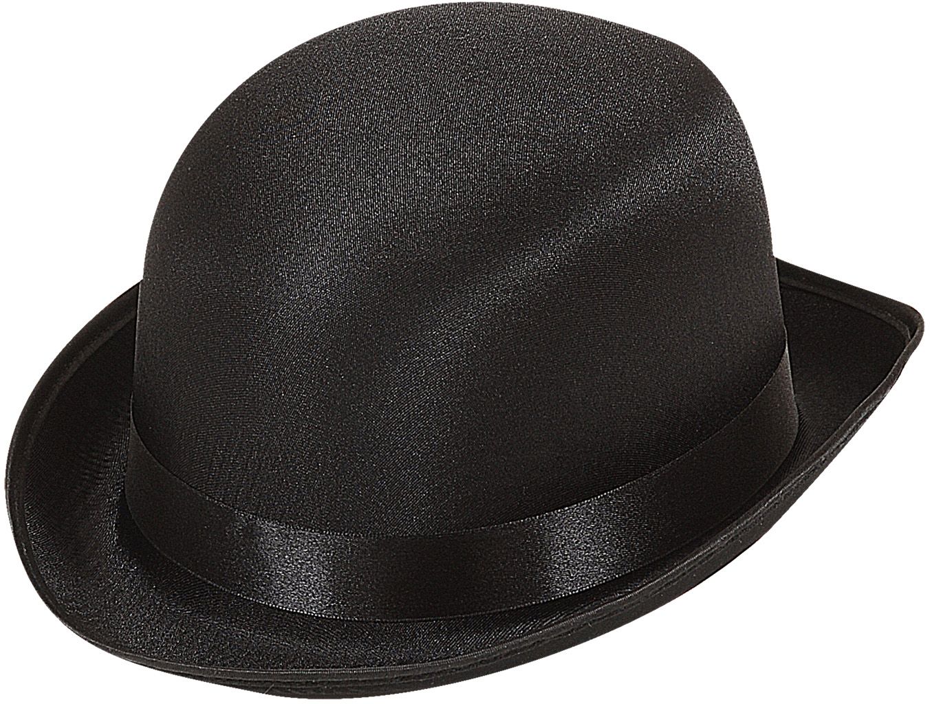 Zwarte Satijnen Bolhoed