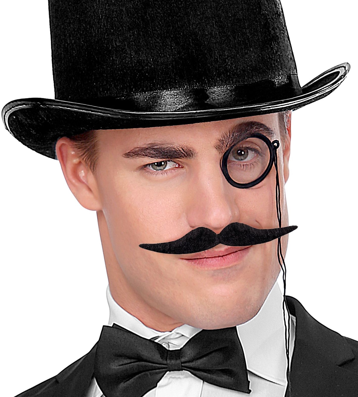 Zwarte Spaanse Flamenco Snor