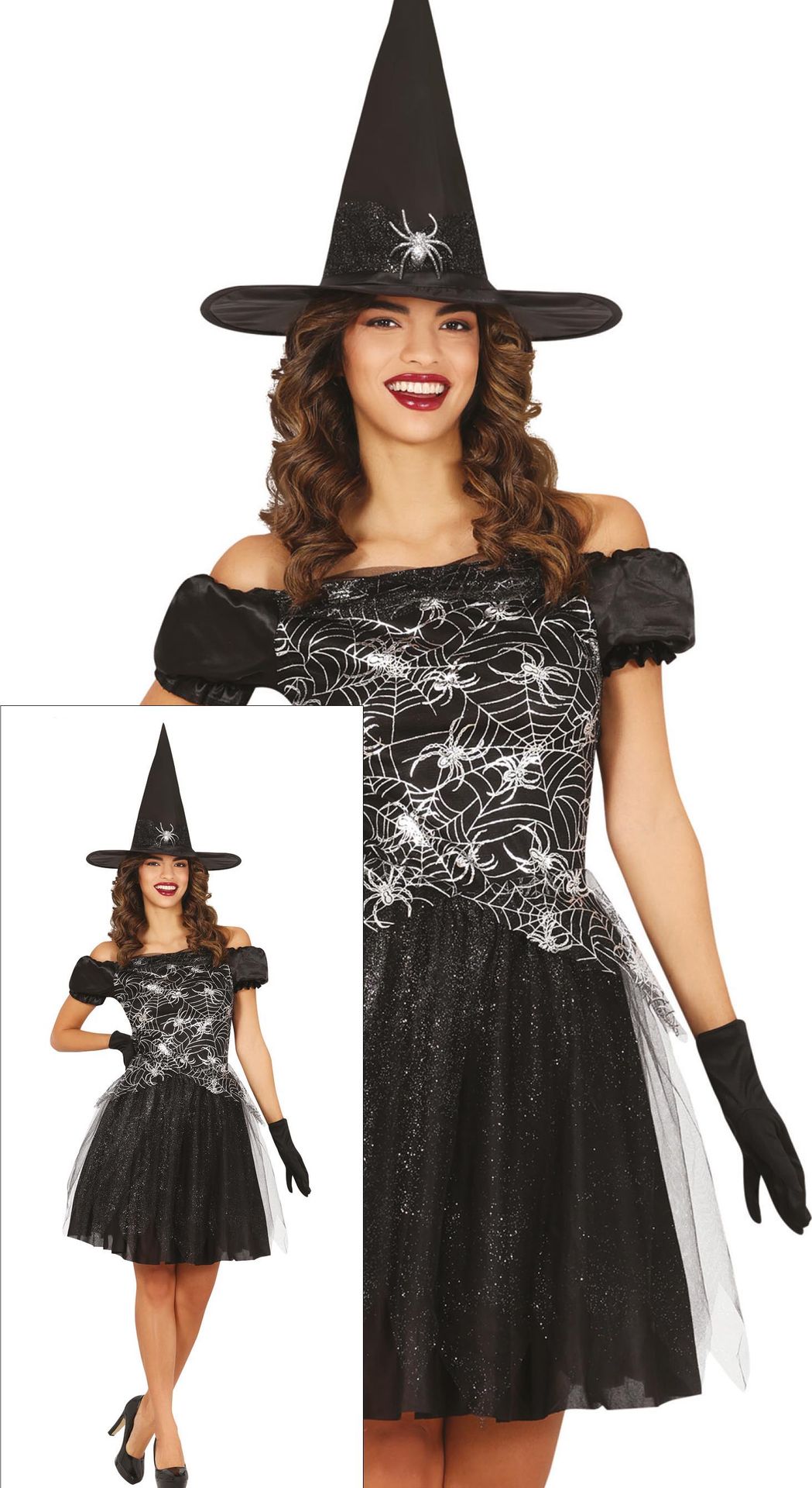 Zwarte Spinnenheks Dames