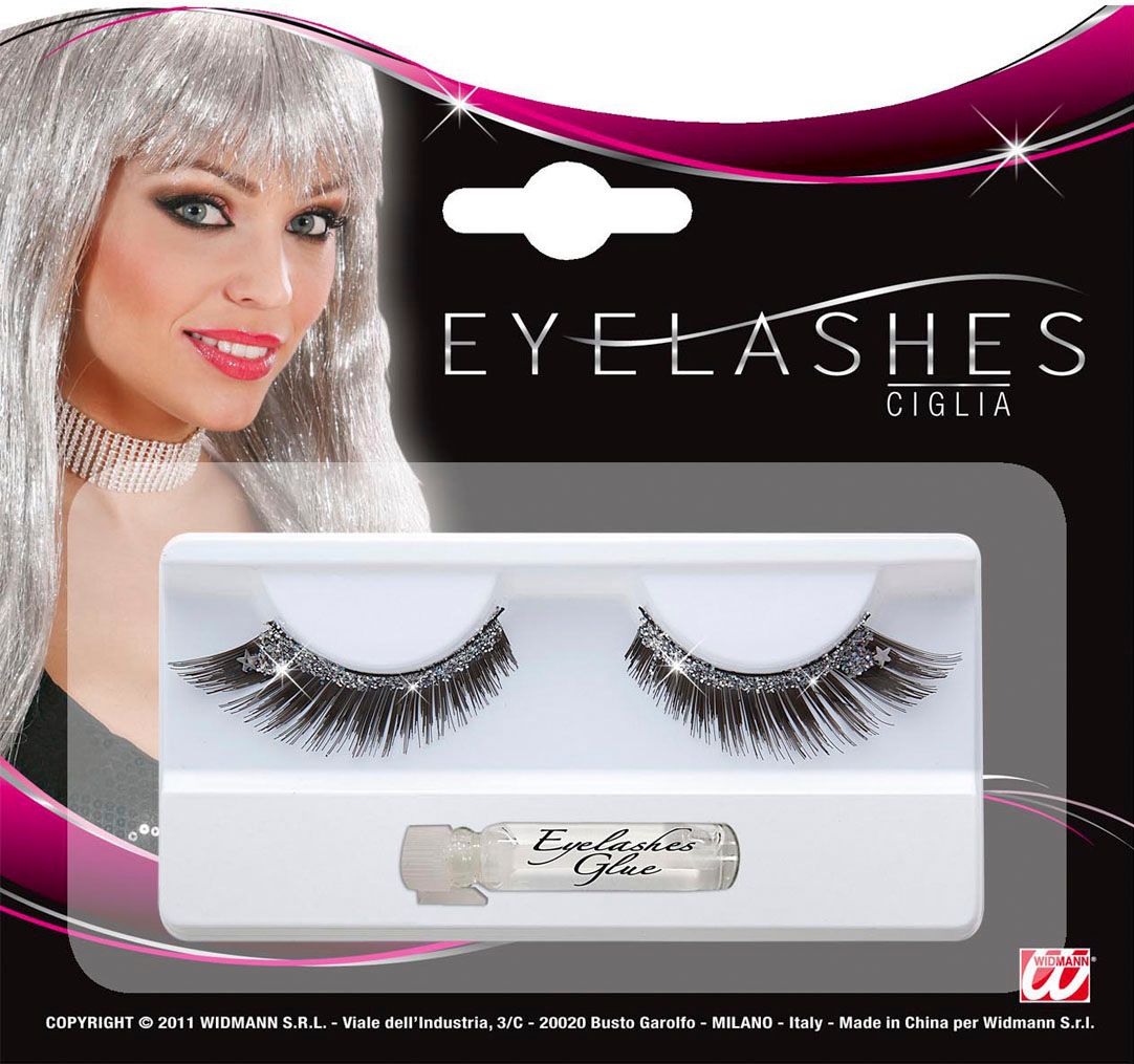 Zwarte Sterrenstof Oogwimpers