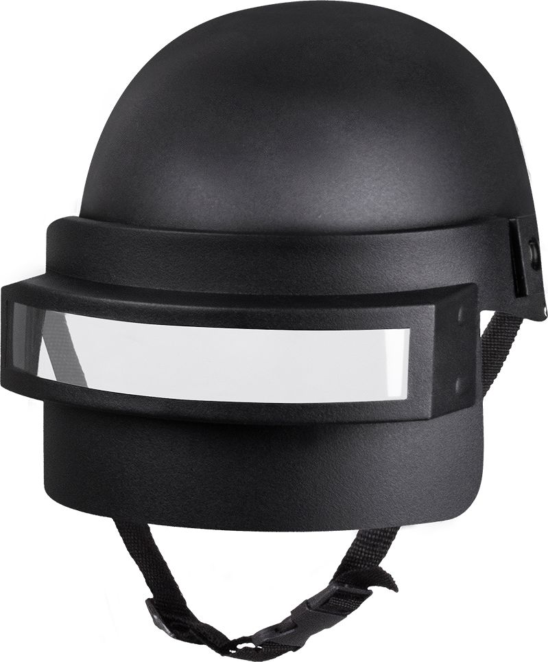 Zwarte SWAT helm deluxe
