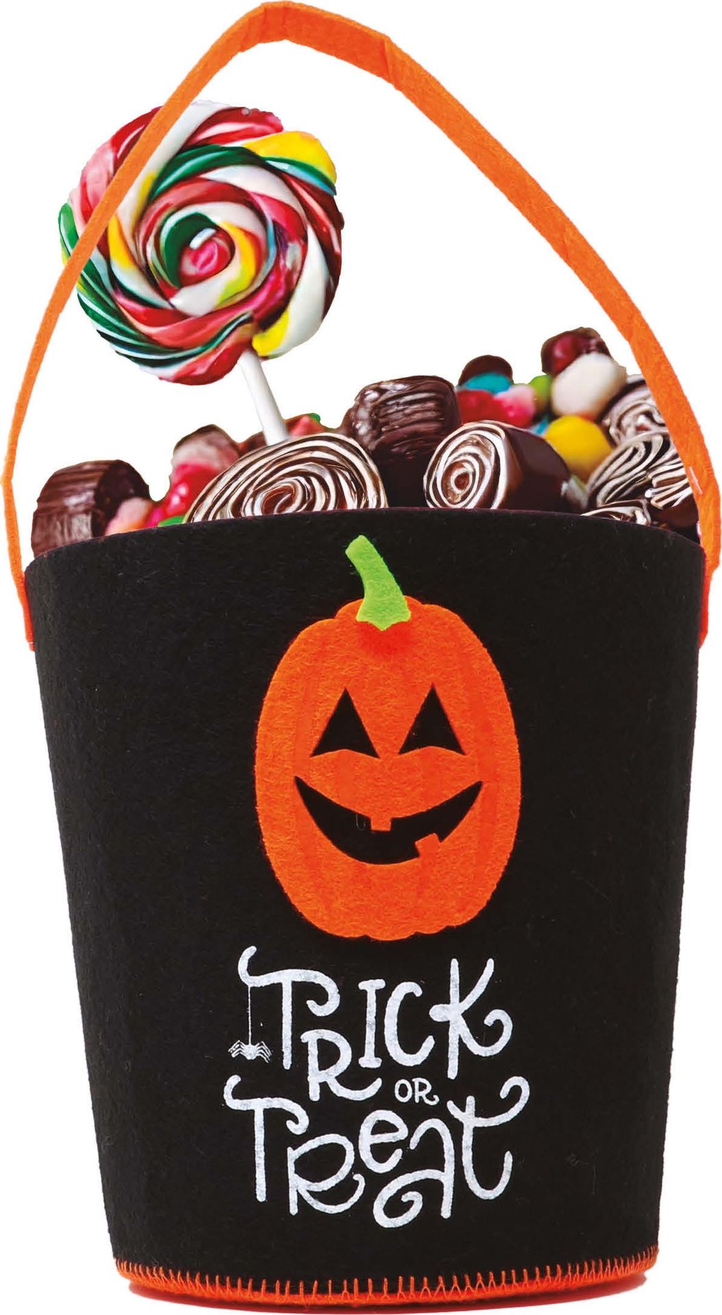 Zwarte Trick Or Treat Pompoen Mandje Halloween