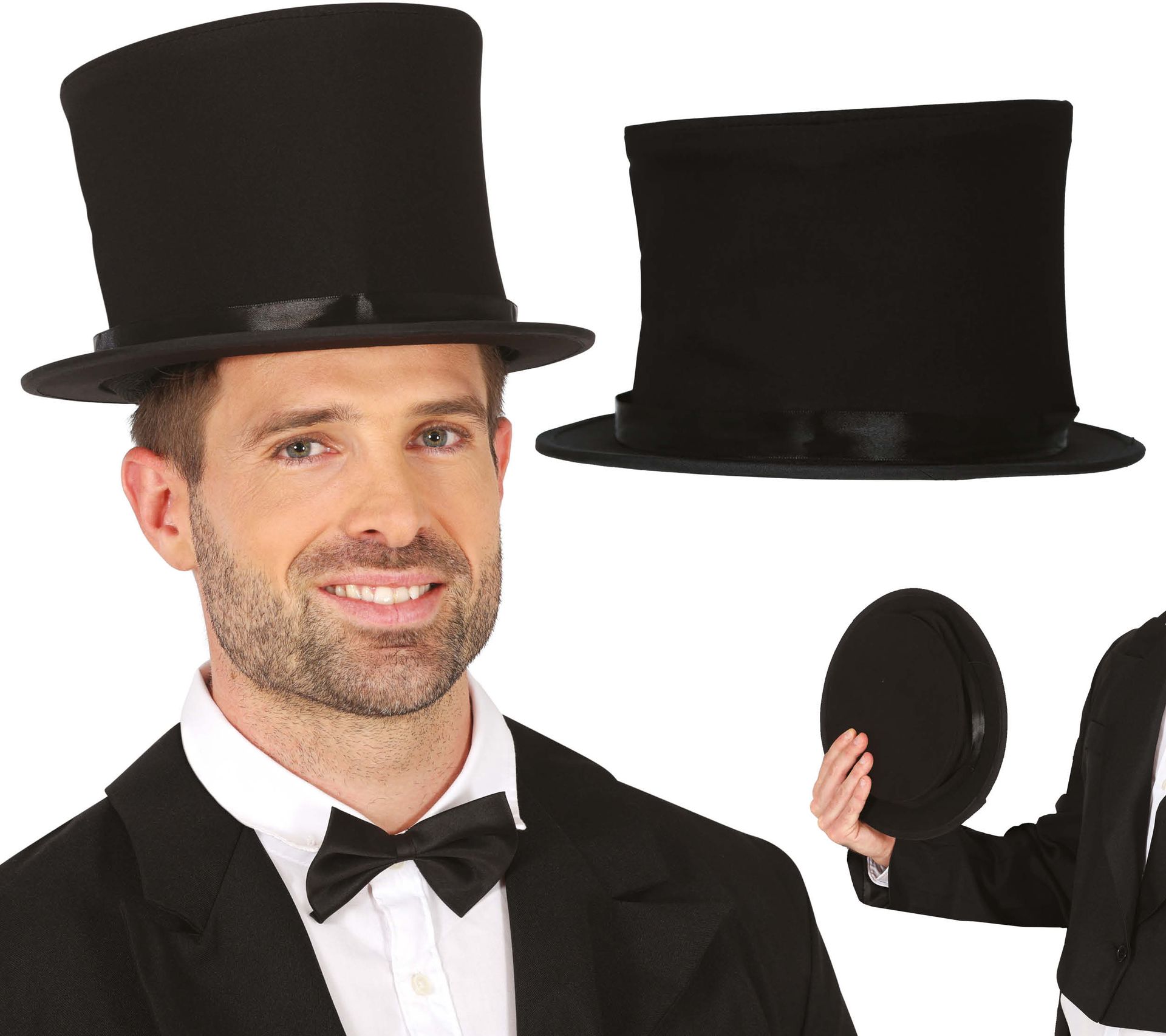 Zwarte Victoriaanse Vouwhoed