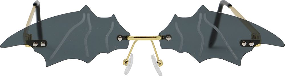 Zwarte Vleermuis Vleugels Bril Halloween