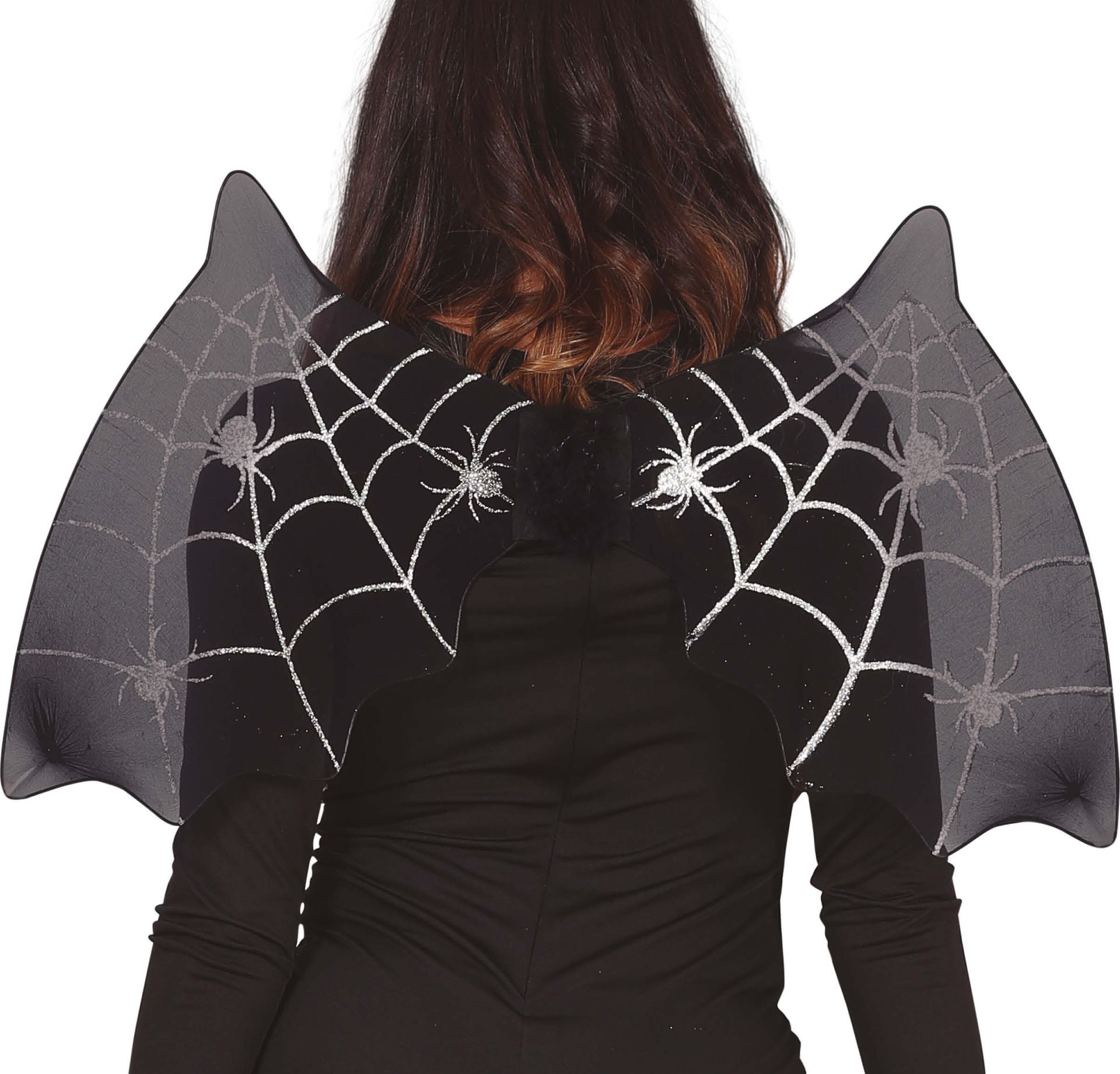 Zwarte Vleermuis Vleugels met Glitters