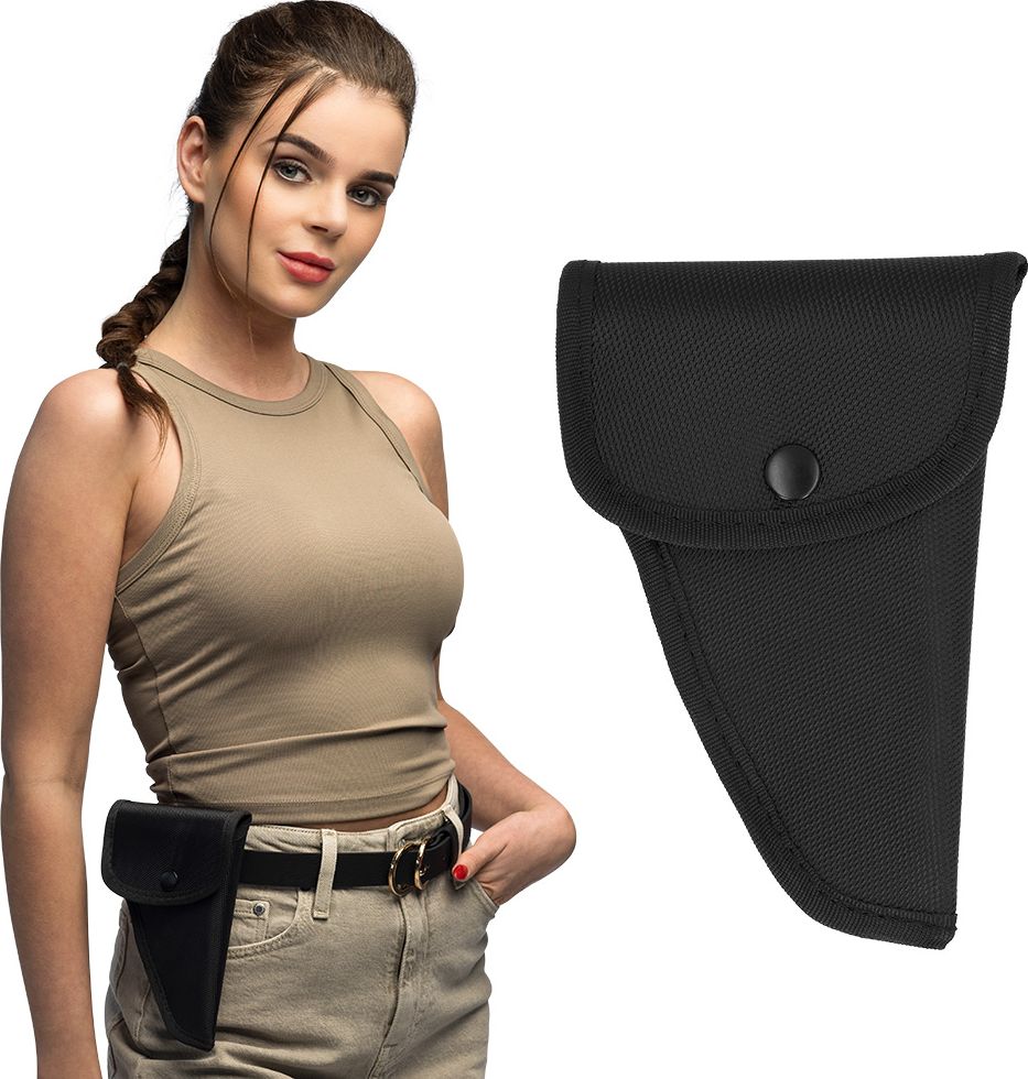 Zwarte Wapenholster Dames Carnaval