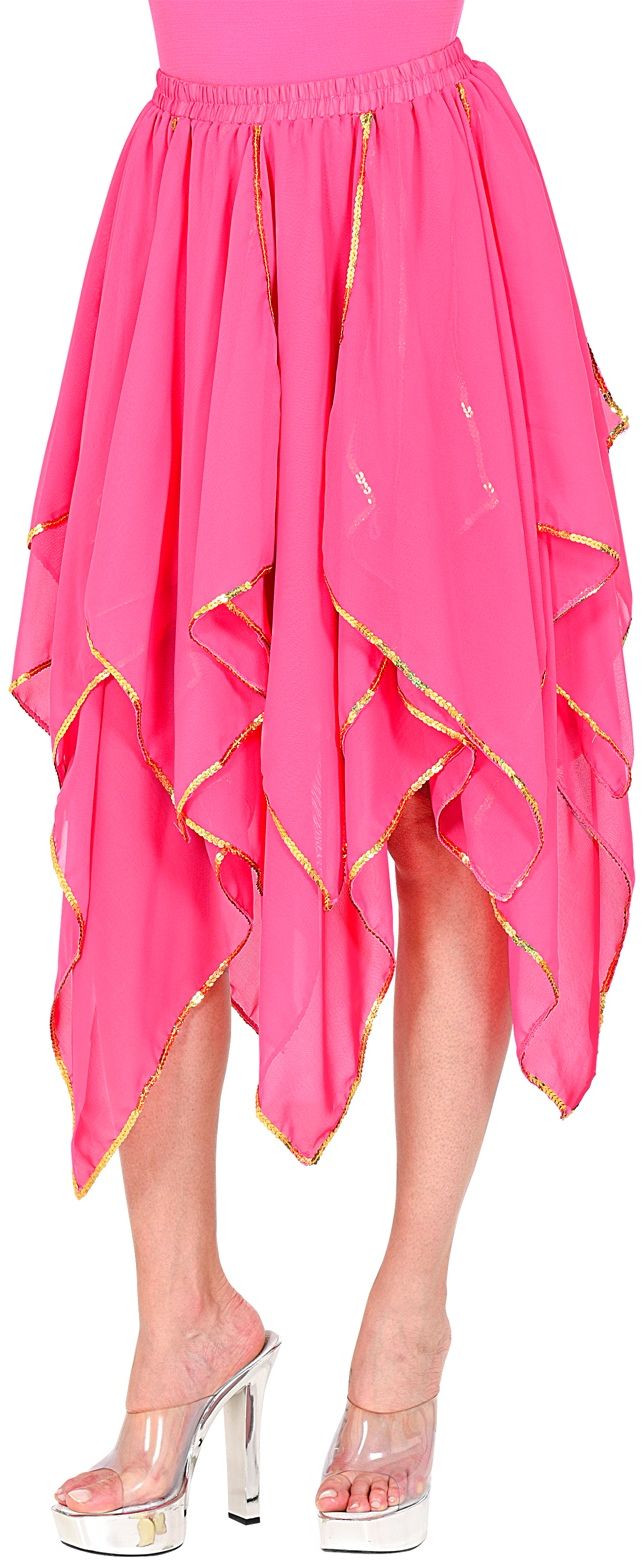 Zwierige Chiffon Rok Roze